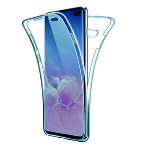 360 Full Clear Case For Samsung Galaxy A10 A20 A30 A40 A3 A5 A7 J3 J5 J7 2017 A6 A8 Plus J4 J6 J8 2018 Mobile Phone Cover Casing