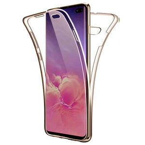 360 Full Clear Case For Samsung Galaxy A10 A20 A30 A40 A3 A5 A7 J3 J5 J7 2017 A6 A8 Plus J4 J6 J8 2018 Mobile Phone Cover Casing