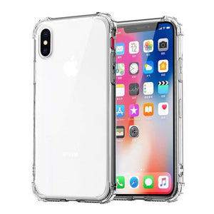 Transparent Shockproof TPU Phone Case For iPhone 11 Pro XS Max SE 2 XR X 8 7 6 6S Plus Ultra Thin Soft Silicone Clear Back Cover